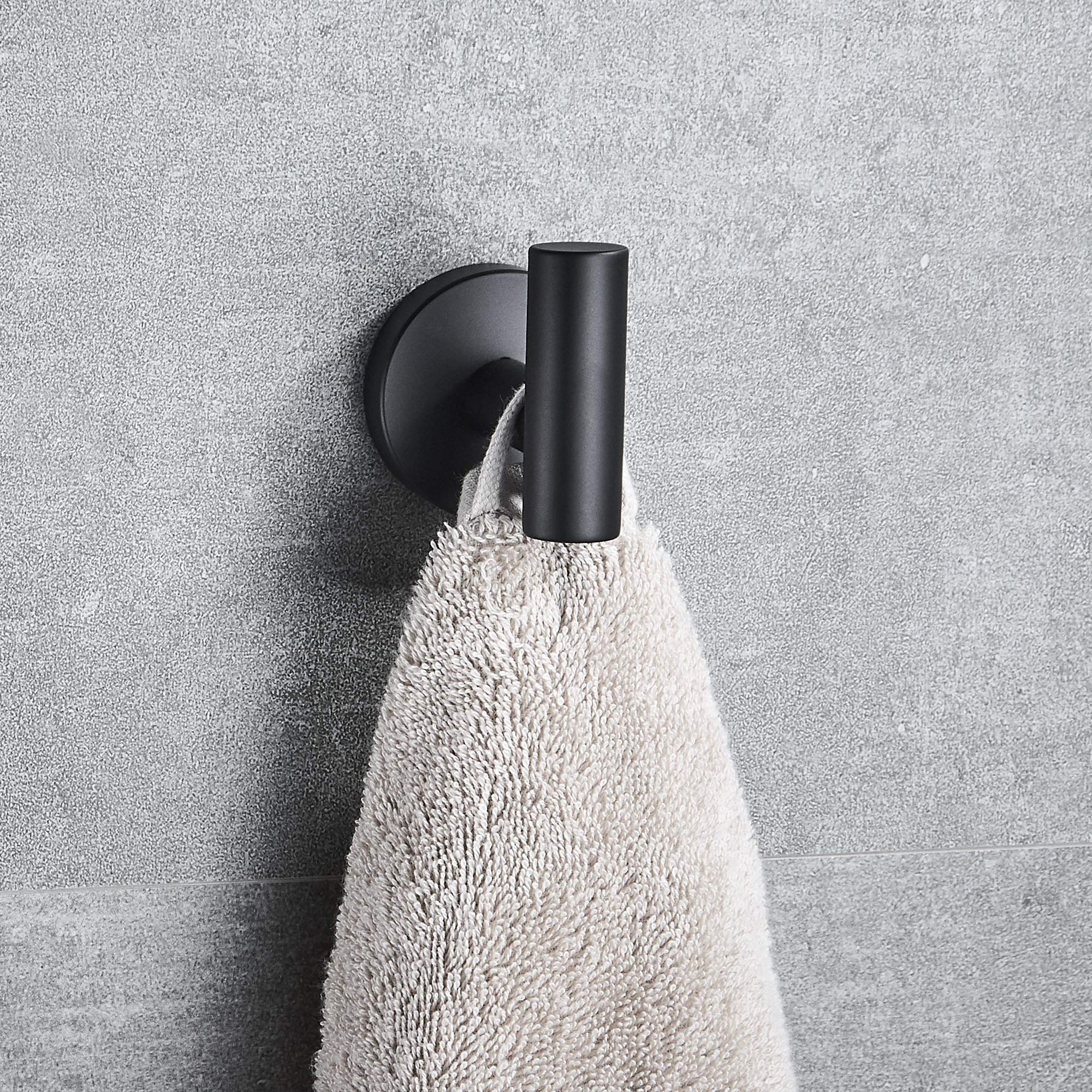MARMOLUX ACC Coat Hooks Towel Hook Black Towel Hooks Bathroom Hand Towel Holder Wall