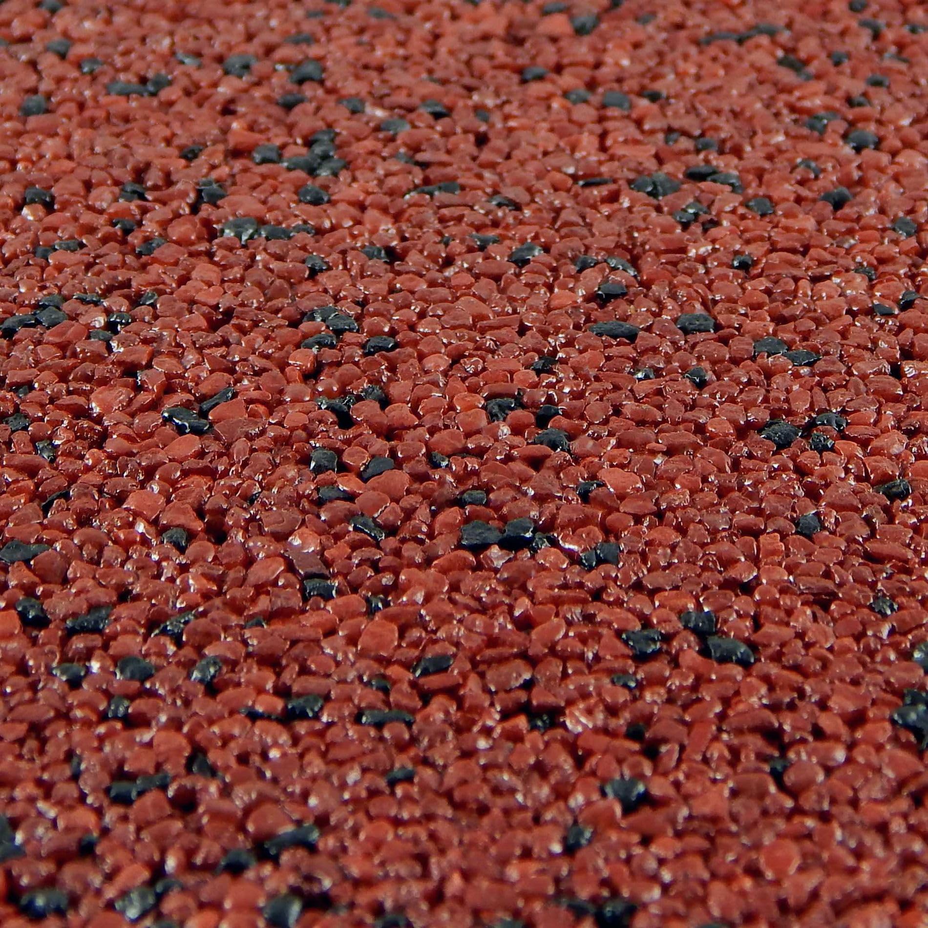 Terralith Buntsteinputz 14kg in rot, Sockelputz für Innen und Außen mit Reinacrylat Bindemittel aus Naturstein, 1-2mm Körnung (BSP06)