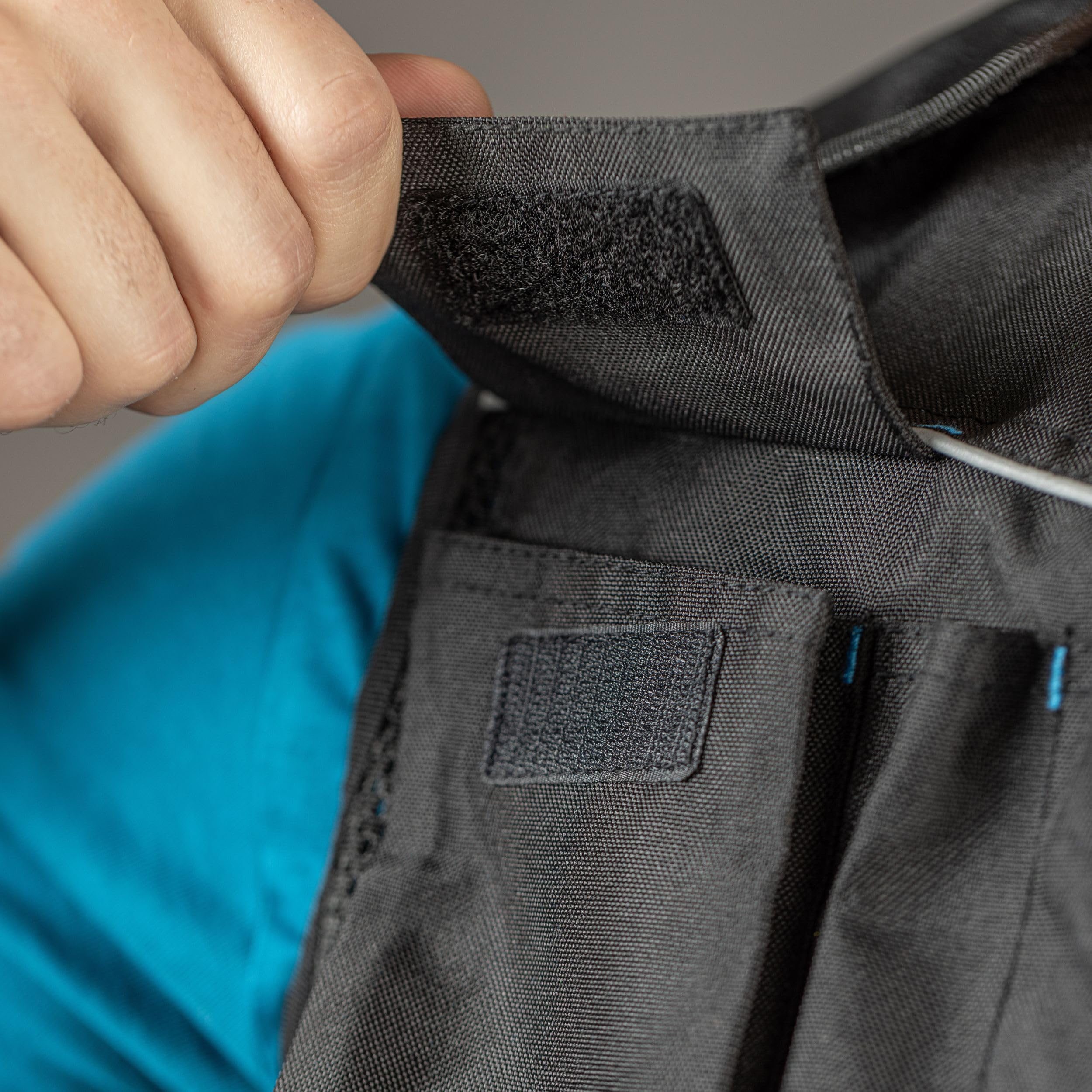 Högert Technik - Helwig - Chaleco de trabajo para hombre, color negro liso, tejido 100% poliéster Oxford 600D, chaleco de trabajo, chaleco de trabajo para hombre con muchos bolsillos, chaleco de