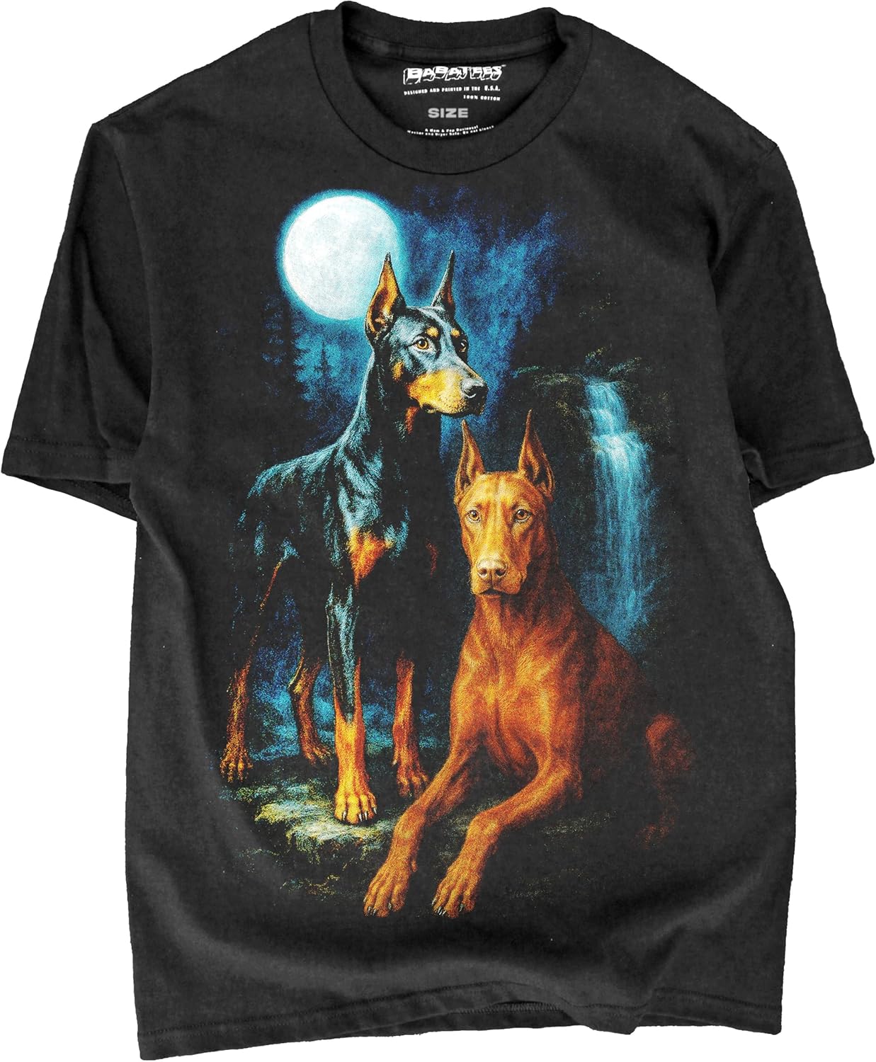 BABATEES Doberman Dog Mom & Dobermann Dad Tshirt - for Men & Women Dobermans Pet Owners