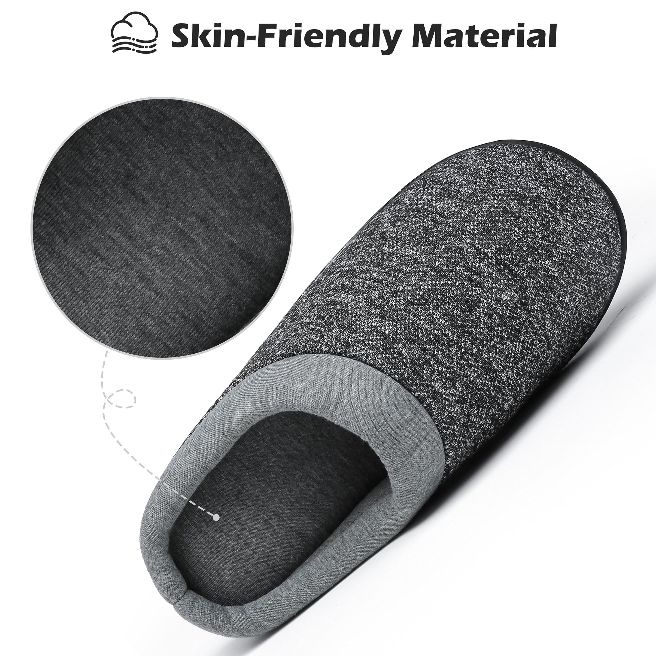 Mishansha Pantofole in Memory Foam per Uomo Donna Antiscivolo Ciabatte Invernali