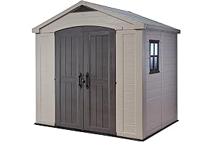 Spacious Keter 6x3 Resin Outdoor Shed: The Epitome of Convenience