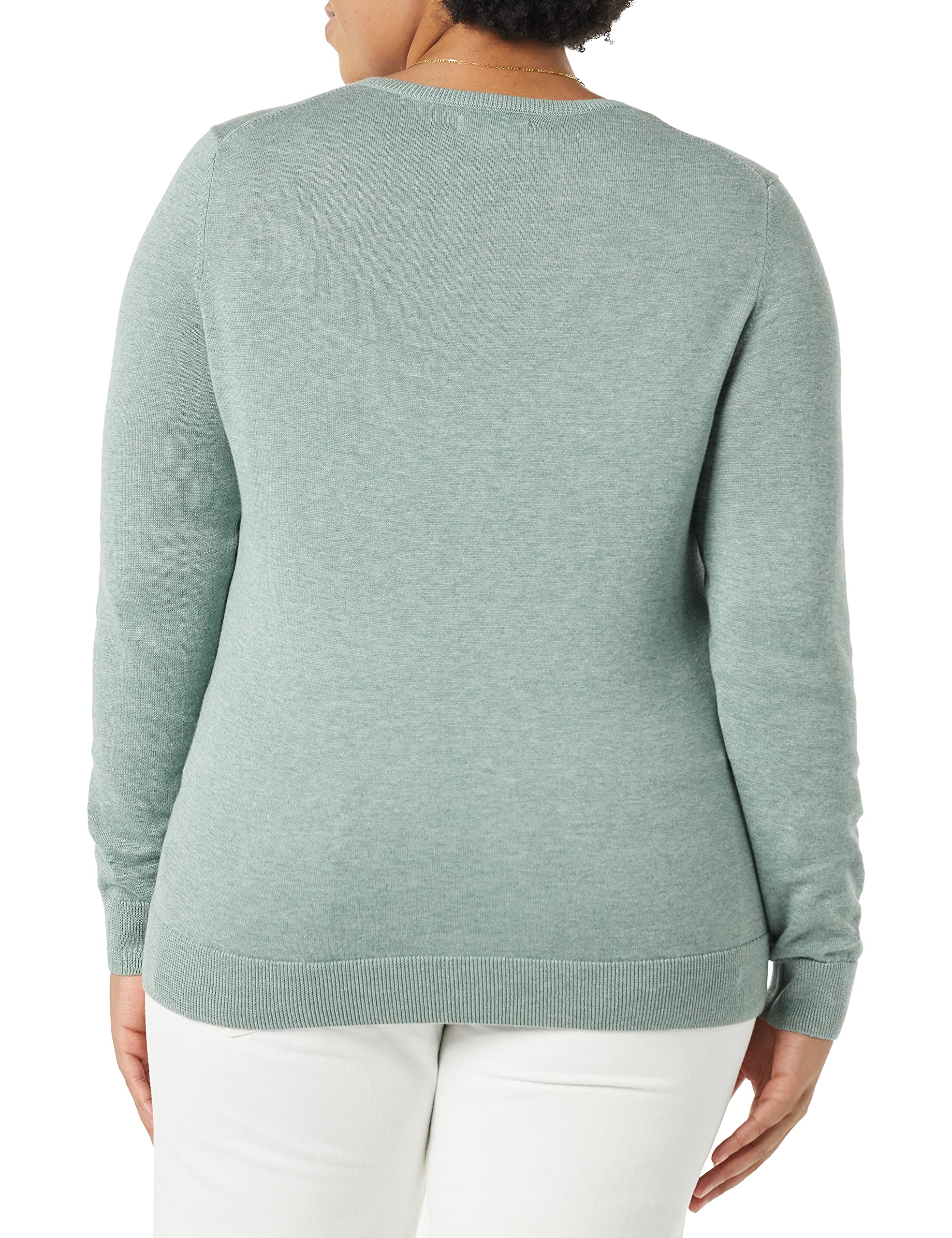 Amazon Essentials Maglione con Scollo A v A Maniche Lunghe Leggera con vestibilità Classica (Taglie Forti Disponibili) Donna