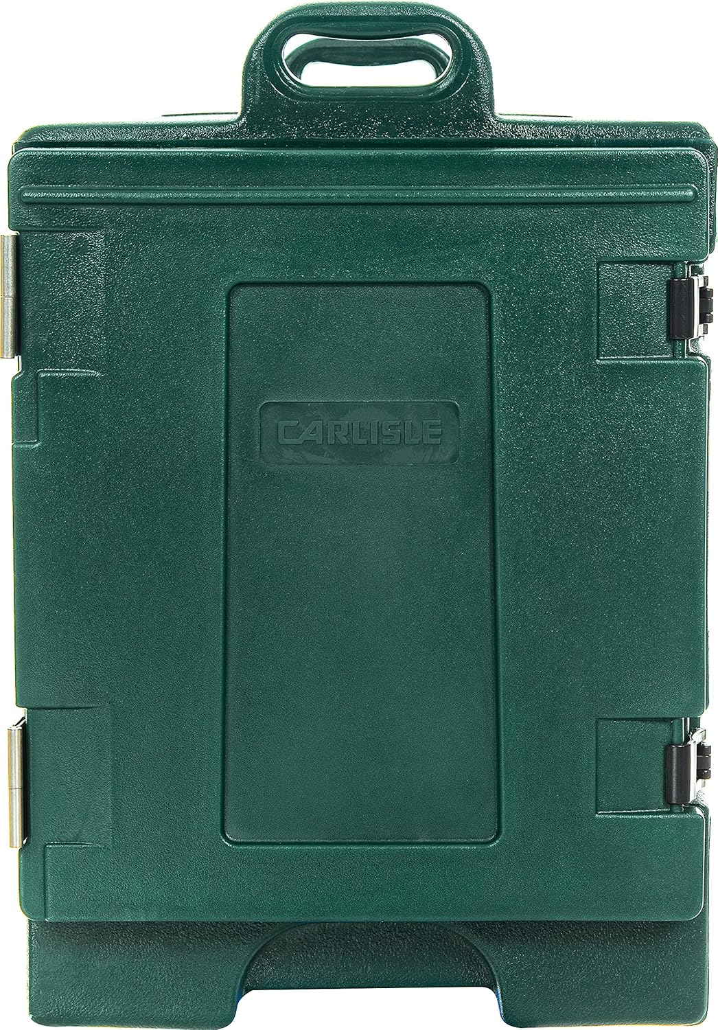 Carlisle FoodService Products Cateraide Insulated Front Loading Food Pan Carrier with Handles for Catering, Events, and Restaurants, Plastic, 5 Pans, Forest Green