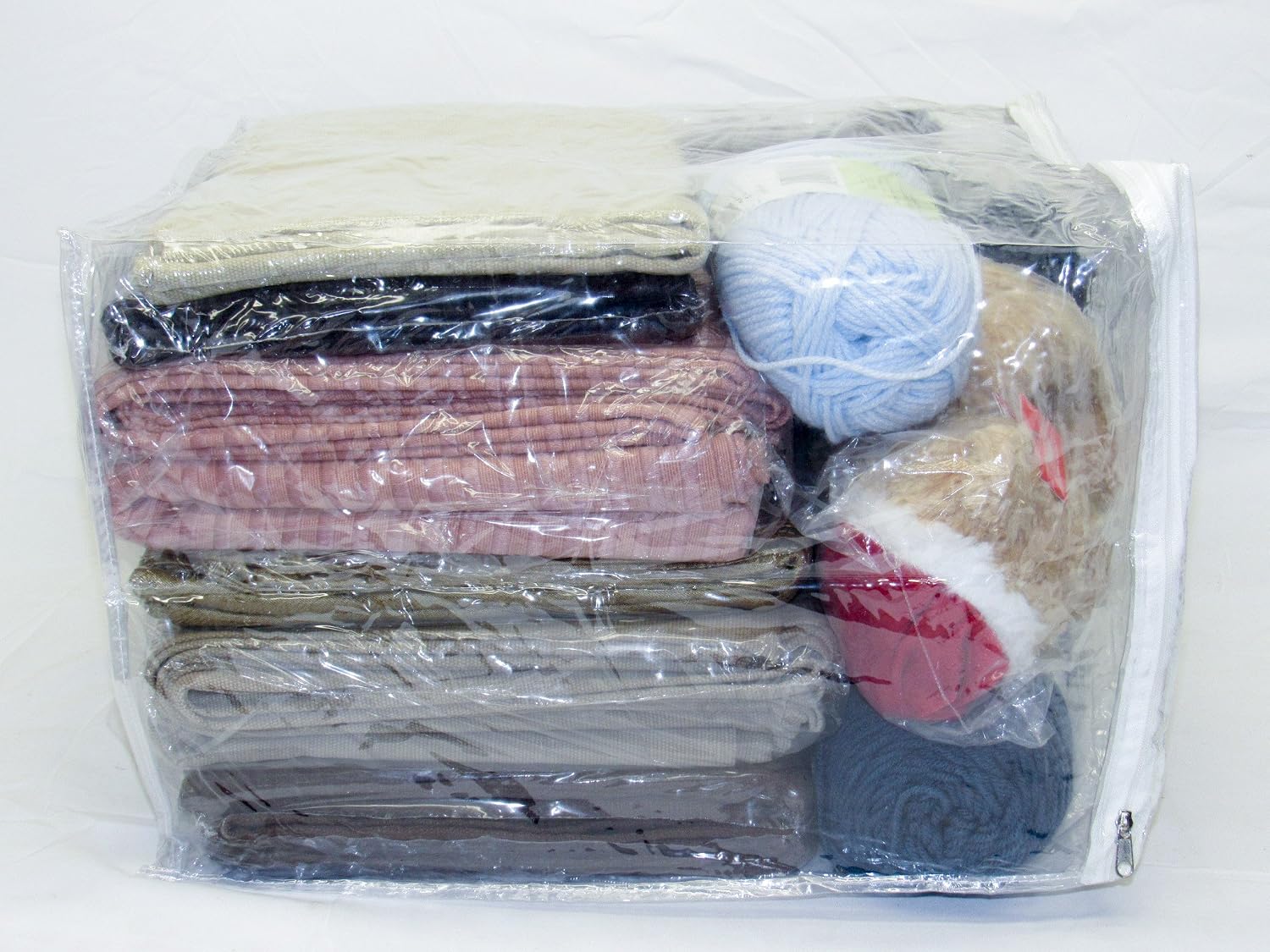 10-Pack X-Large (15" x 18" x 12") Heavy Duty Vinyl Zippered Storage Bags (Clear) for Sweaters, Blankets, Comforters, Bedding Sets (14 Gallon) image 3