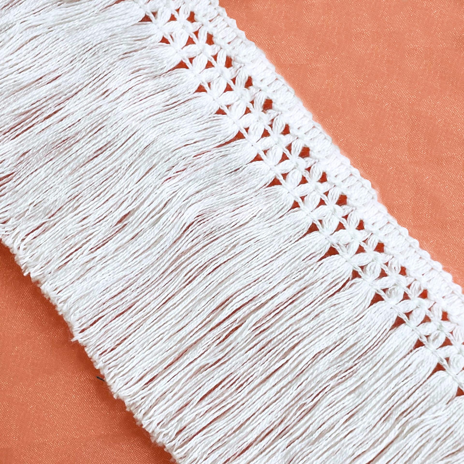 Dentelle en coton pour accessoires de vêtements et créations fait main avec passion