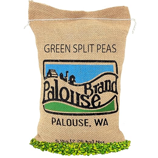 Certified Glyphosate Residue Free Green Split Peas | Mader Family Grown | 5 LB | Palouse Brand | Non-GMO | Kosher