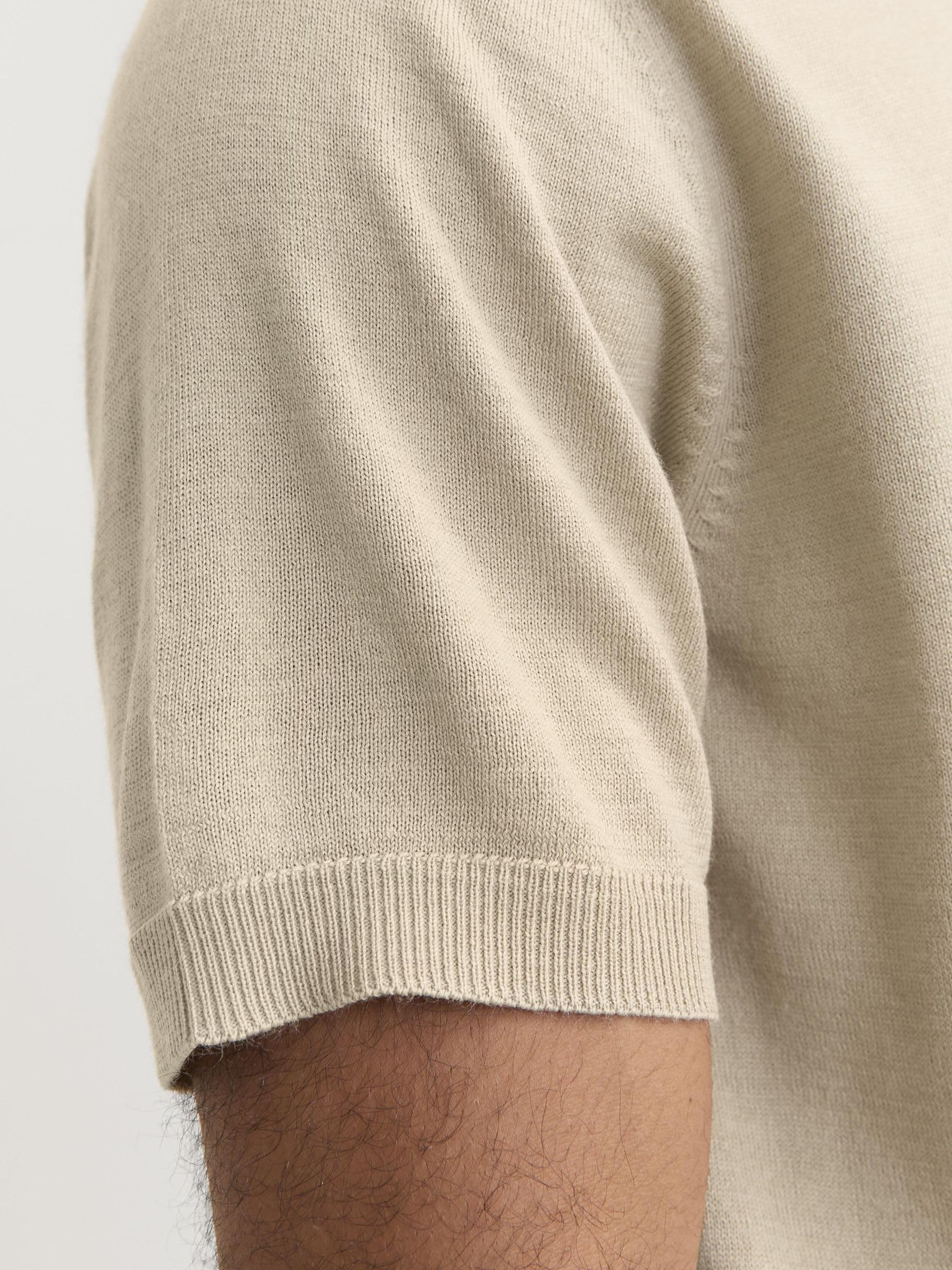 R.d.d. royal denim division Koszulka męska Rddcolin Knit Polo S/S Sn, WHITE PEPPER, M