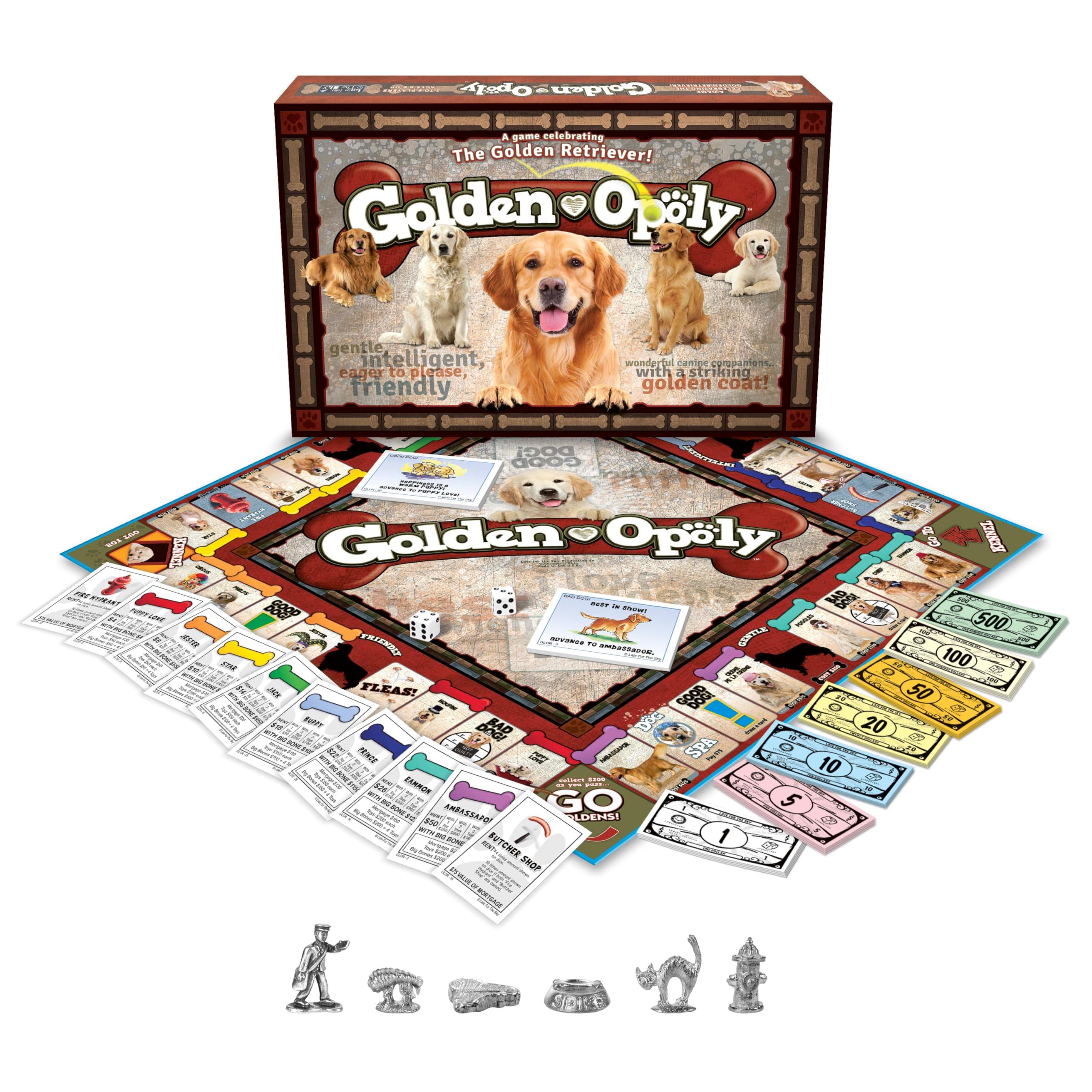 Winning Moves Dogs Monopoly Board Game Play With Your
