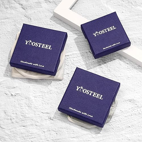 Miniatura 7 de Yoosteel Collares con iniciales de cuentas coloridas para niñas y mujeres, regalos - Lindo collar de gargantilla de cuentas bohemio, collar con