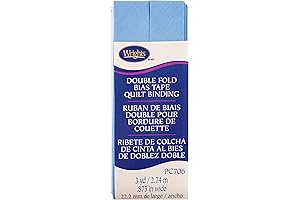 Wrights Delft 7/8-Inch Satin Quilt Binding (3 Yards/Pack)