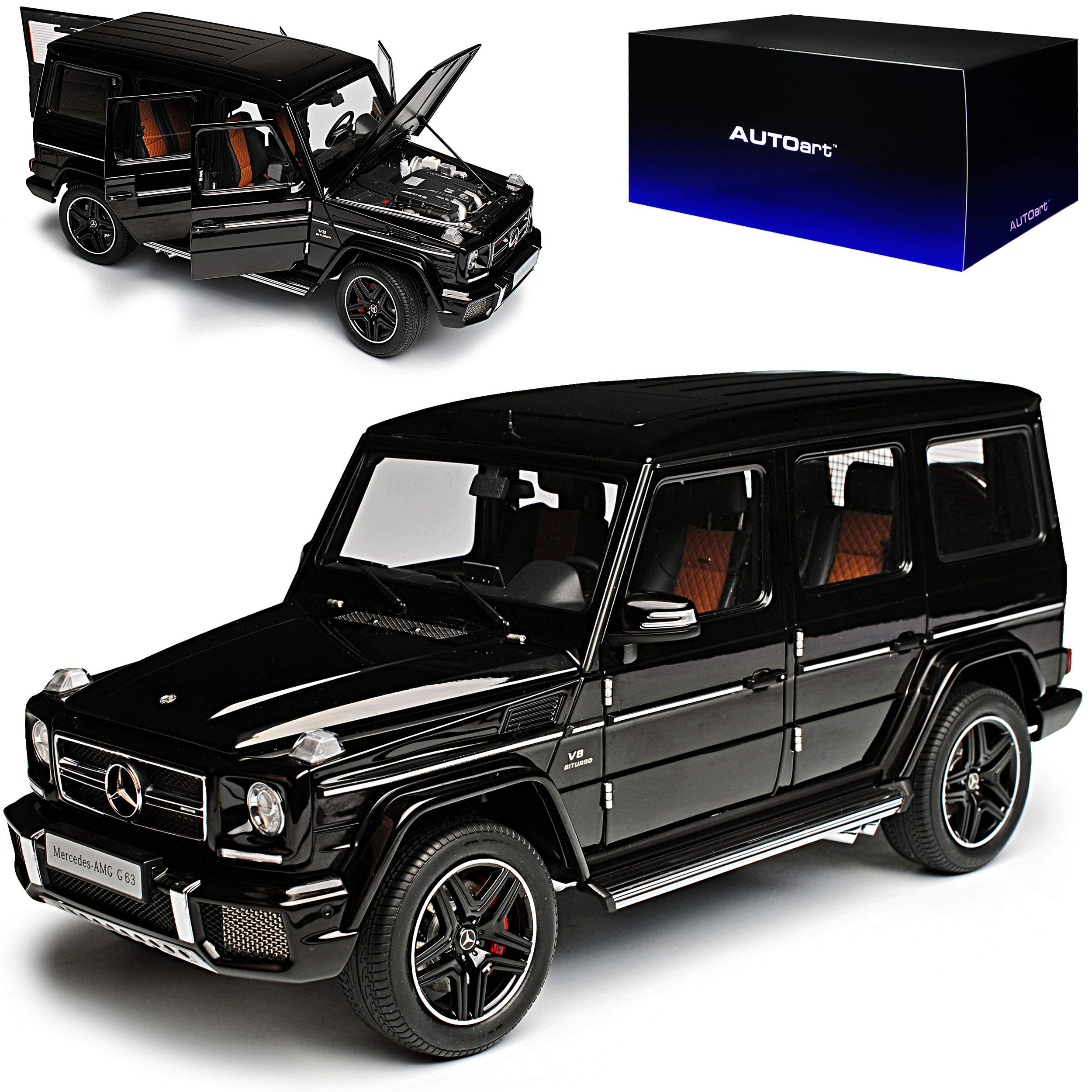 1/18 メルセデス MERCEDES-BENZ AMG G63 GLOSS BLACK 2017(ブラック