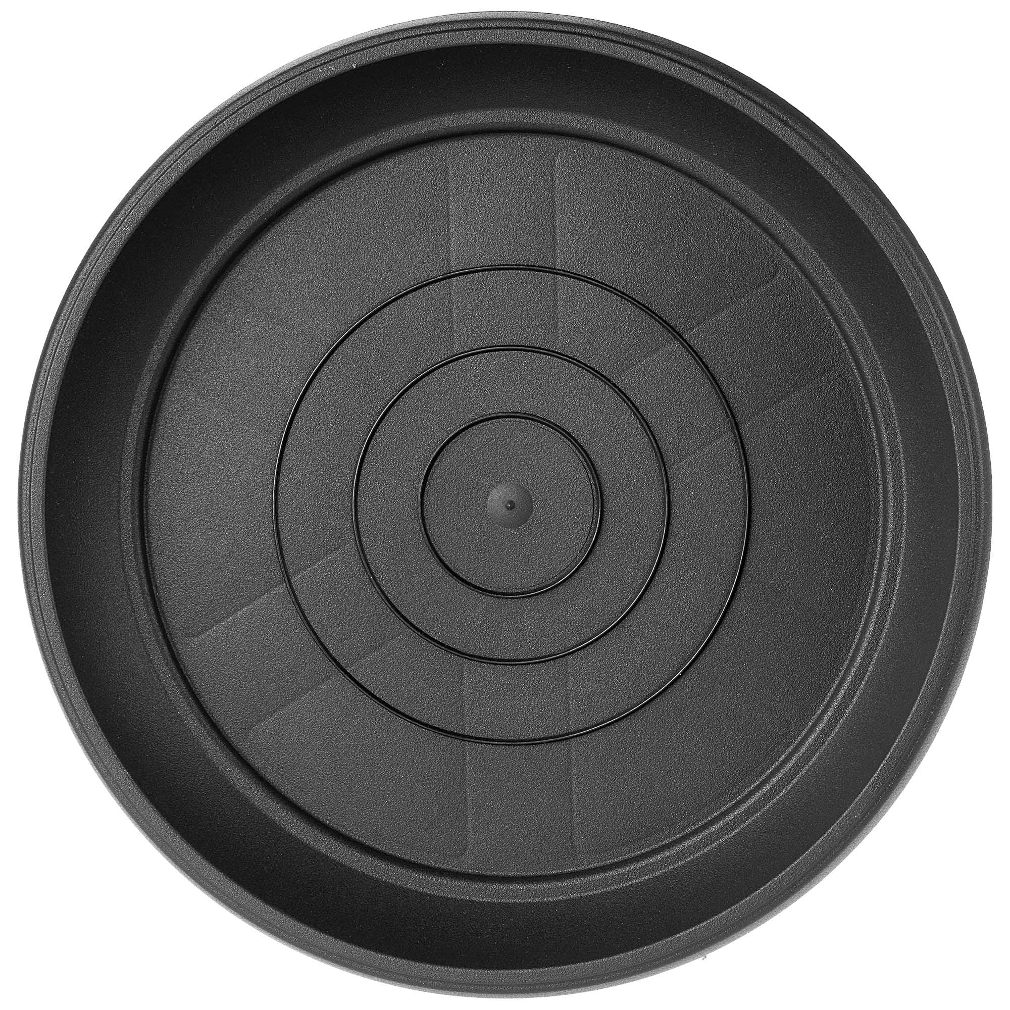 KADAX Soucoupe de Pot de Fleurs, Ronde, diamètre : 46 cm, en Plastique, pour l'intérieur et l'extérieur, Accessoire pour Pots de Fleurs et Pots de Plantes, Anthracite