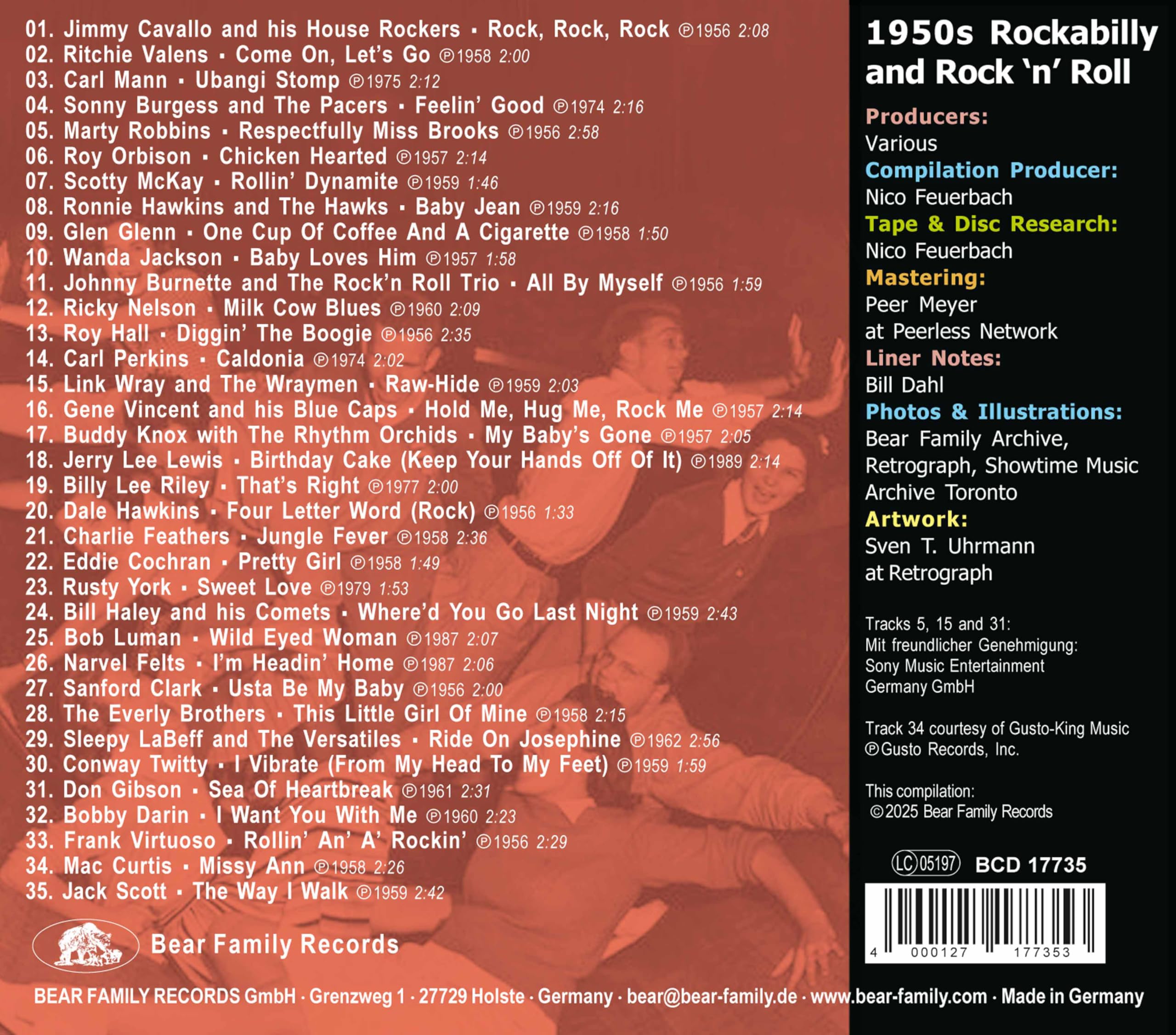 BEAR FAMILY RECORDS ROCKS, VOL. 2