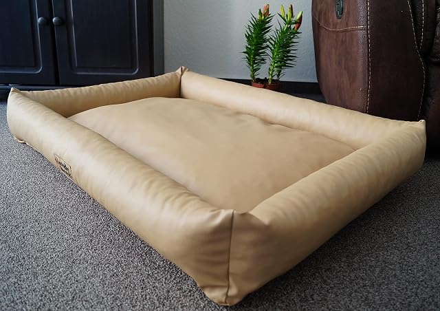 Cama para perros Hundebettenmanufaktur, sofá para dormir, de piel sintética, impecable
