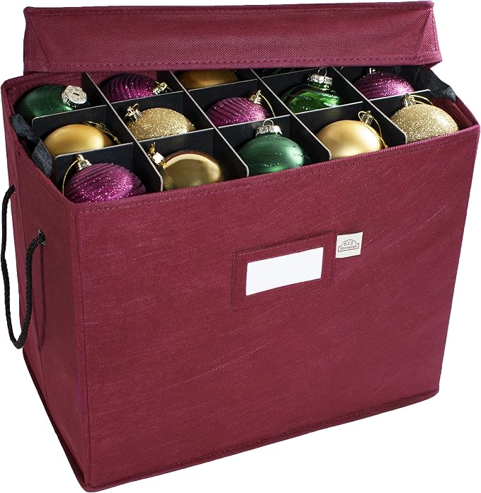 612 Vermont 60-ornament storage box