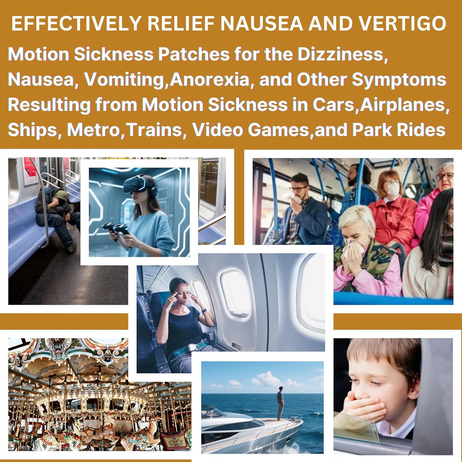 Motion Sickness Patches for Cruise,Car,Bus,Ships,Airplane,Park Rides - Non-Drowsy - Travel Essentials for Adults and Kids (28 Count (Pack of 1)) - Image 6