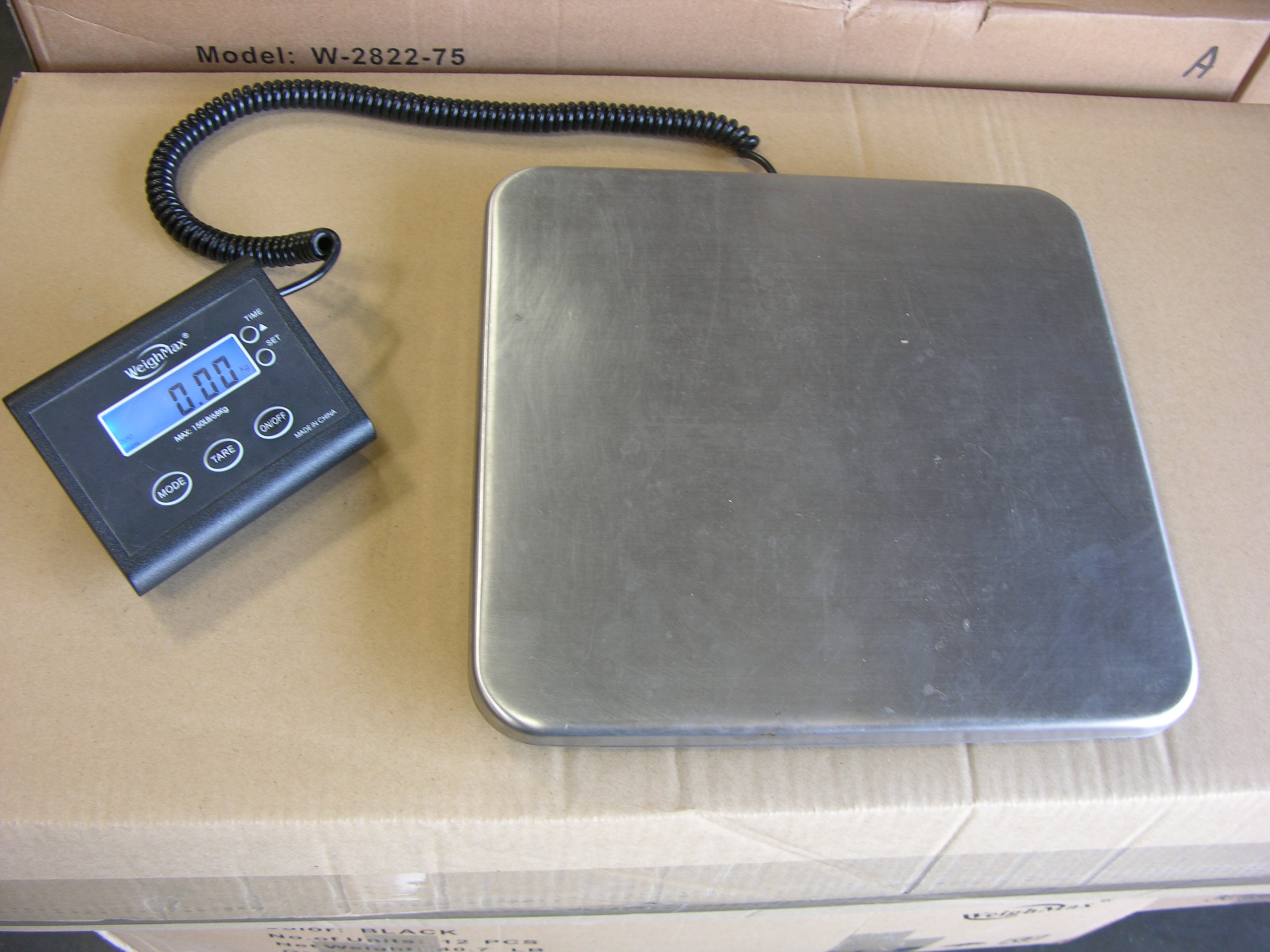 weighmax 330 x 0.2 lb escala de envío, postal Escala W/integrado reloj