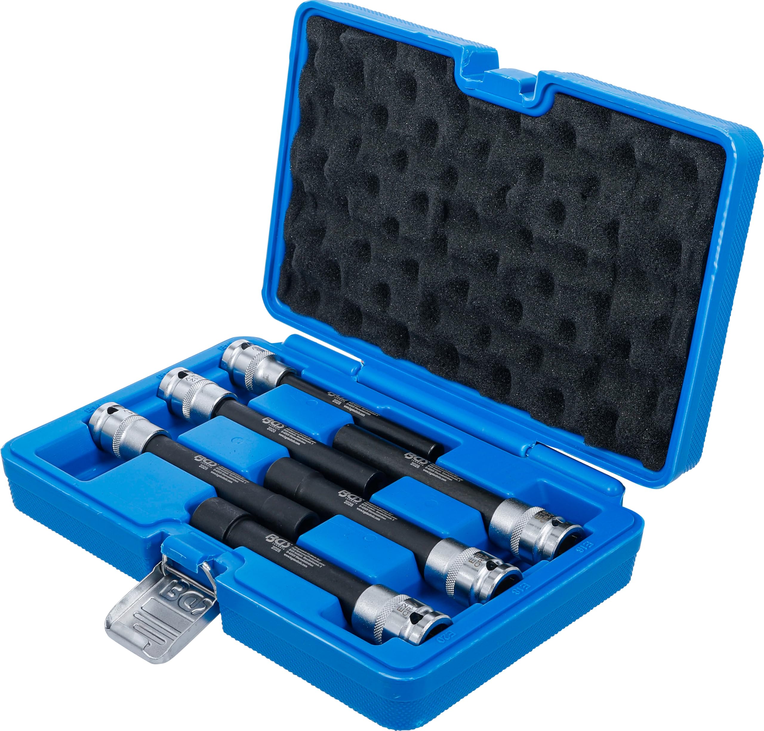 BGS 2028 | Juego de llaves de vaso E-Torx, extra largas | entrada 12,5 mm (1/2") | E10 - E20 | 6 piezas