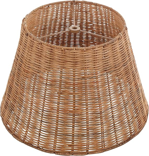 Aspen Creative 32989, Empire Natural Rattan Spider Shade, 9