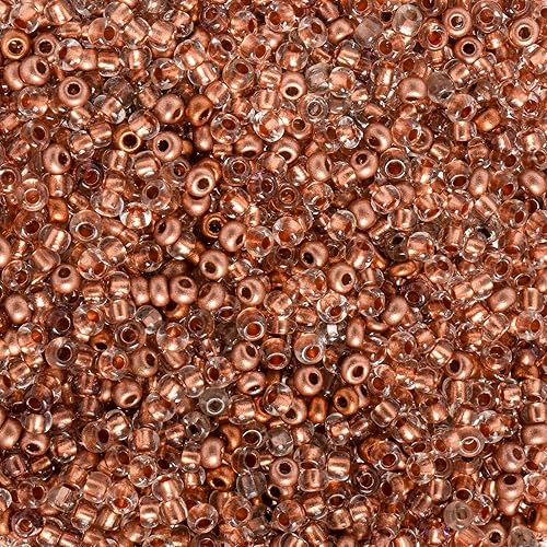 Miniatura 10 de John Bead Cuentas de cristal checo 10/0 cuentas de acero de pavo real para manualidades de joyería, vial de 0.85 oz