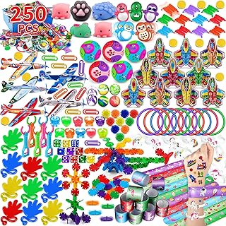 250pcs Goodie Bags Stuffers Fillers for Kids Party Favor Bulk Toys prizes box toy for Classroom Treasure Box Prizes Paty Bag Fillers, Prize Box Toys For Kids 4-8