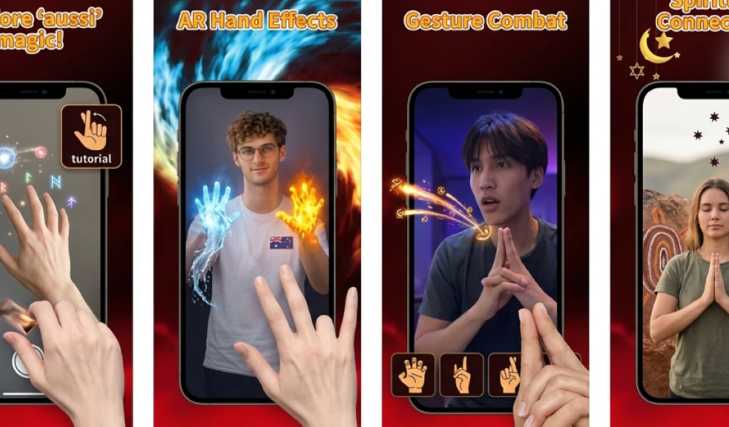Hand Control Magic: 3D Gesture Card Maker & AR Particle Effects - Real ...