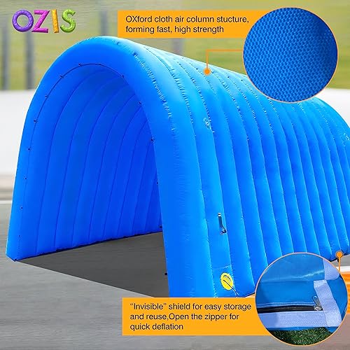 Miniatura 3 de OZIS Entrada de túnel inflable de 16 pies con soplador instalado Tienda de túnel inflable para promoción de exposiciones de eventos de publicidad