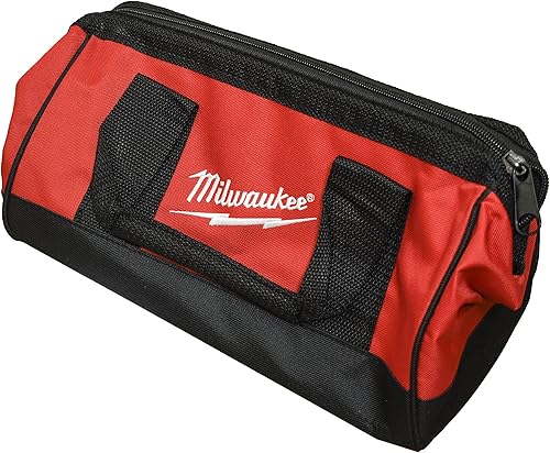 Milwaukee Bag Bolsa de lona resistente para herramientas con 6 bolsillos de 13 x 6 x 8 pulgadas