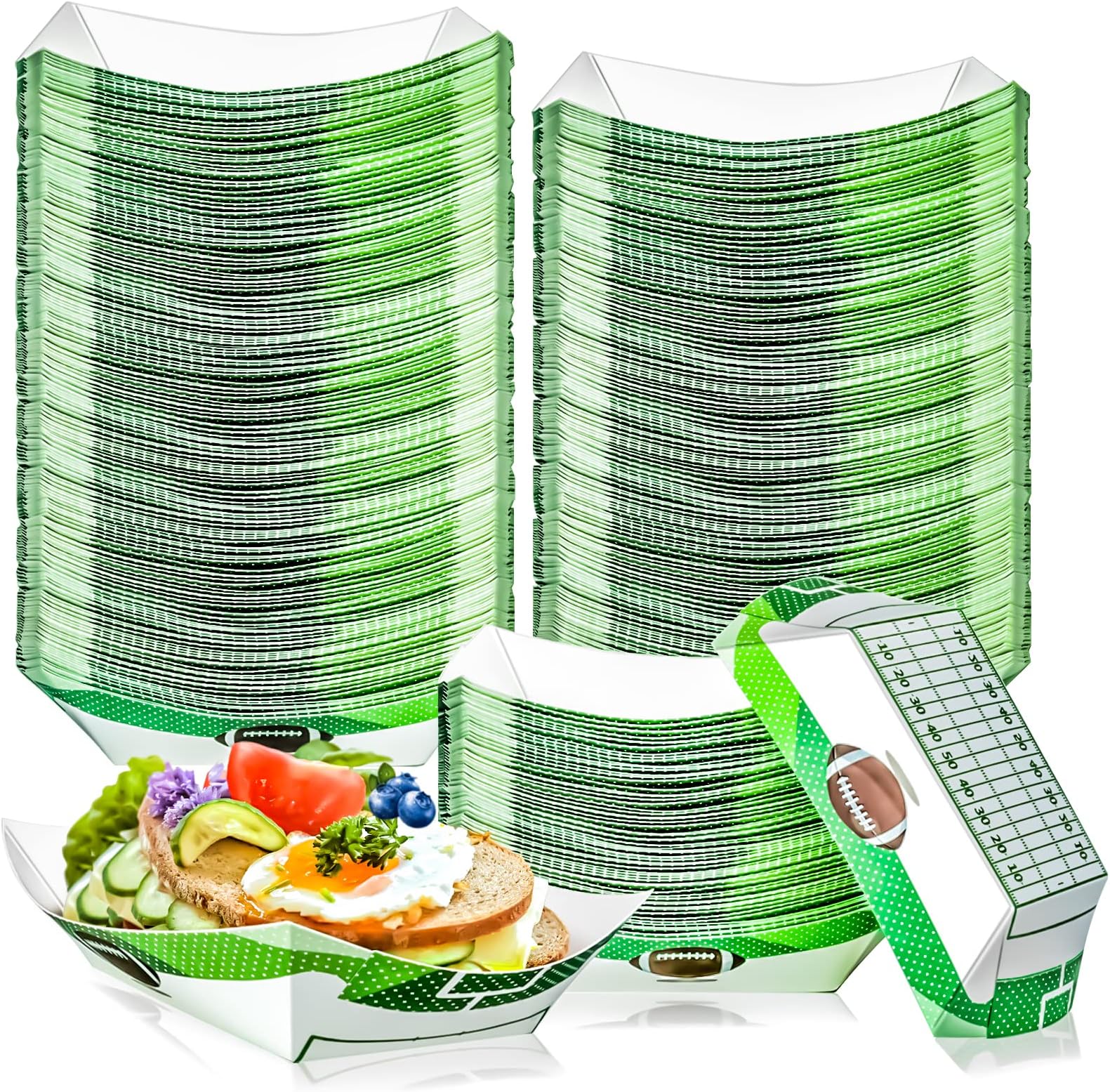 24pcs Video Game Llama Snack Trays – Disposable Food Trays For Birthday Parties, Game Theme Decor, Candy & Treats