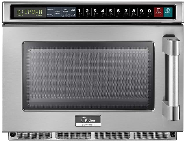 Midea Equipment 2117G1A Commercial Microwave 2100 Watts Stainless Steel