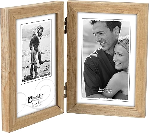 Miniatura 1 de Malden International Designs - Marco de fotos (3.9 x 5.9in), diseño de pino natural