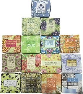 Greenwich Bay Soap Sampler 15-Pack (1.9oz Bars) - Shea Butter, Essential Oils & 15 Luxurious Scents for Gifts