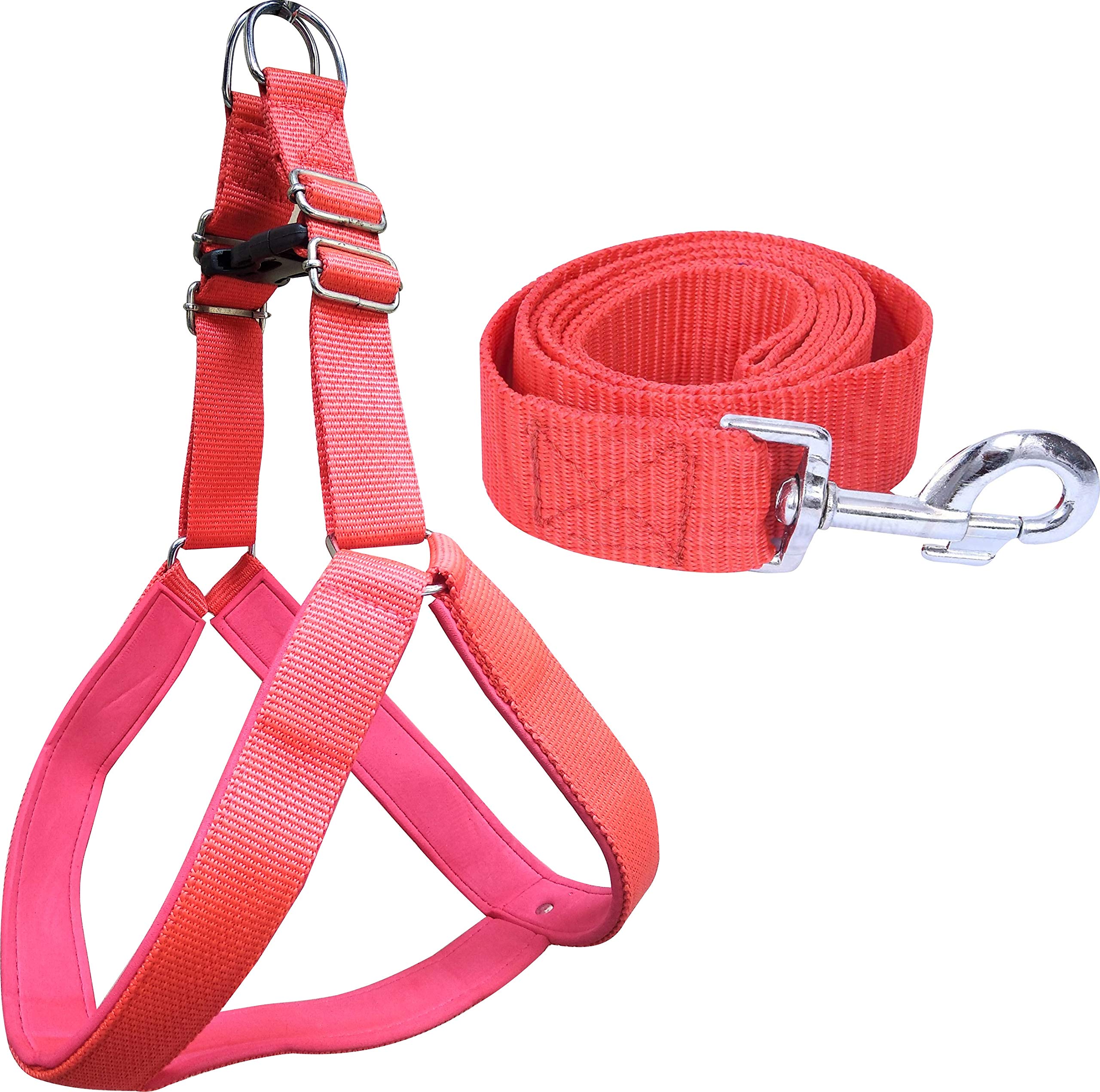 ADIOS Heavy Quality 1.5 INCH RED Color Heavy Dog Breed Dog Body Belt Dog Harness Leash (Extra Large, Multi Color) (B07Y8JC9YF) Amazon Price History, Amazon Price Tracker