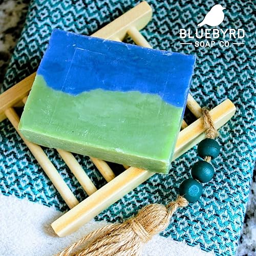Miniatura 13 de Bluebyrd Soap Co. Angel Wings - Barra de jabón para niños, barras de jabón corporales naturales hechas a mano para adolescentes, aceite de coco