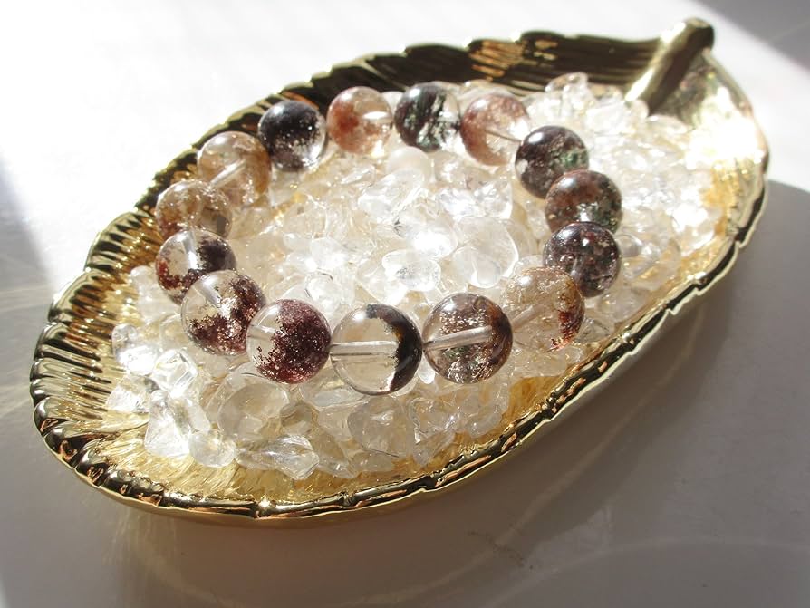 風水 縁起物 水晶 クリアクォーツ 台付 置物 2点まとめて C 8196