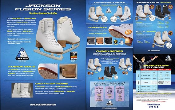 Jackson Ultima Freestyle Fusion/Aspire FS2192 FS2193 Figure Ice Skates for Men and Boys