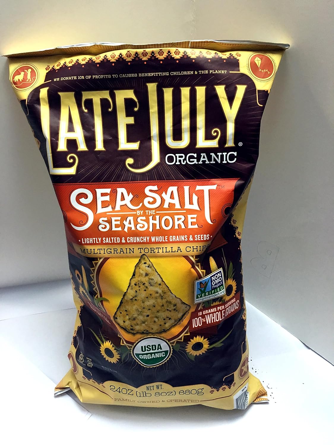 Late July Organic Sea Salt Multigrain Tortilla Chips 24 Oz.