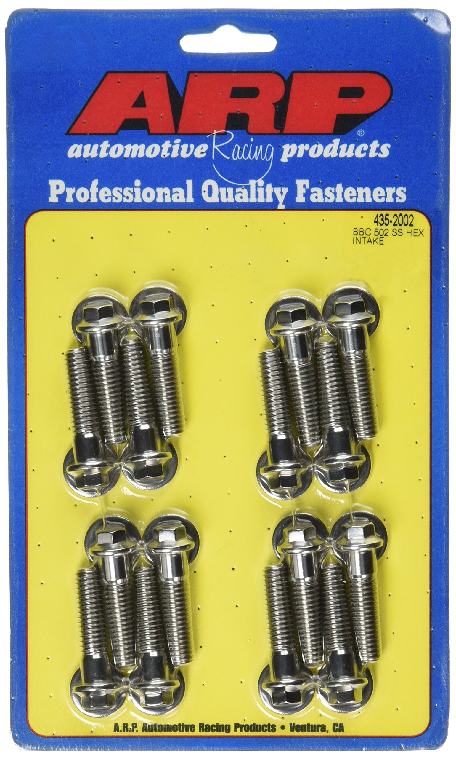 ARP 1545003 Main Bolt Kit - High Performance 8740 Chrome Moly Bolts For Ford 351W 2-Bolt Main Engines