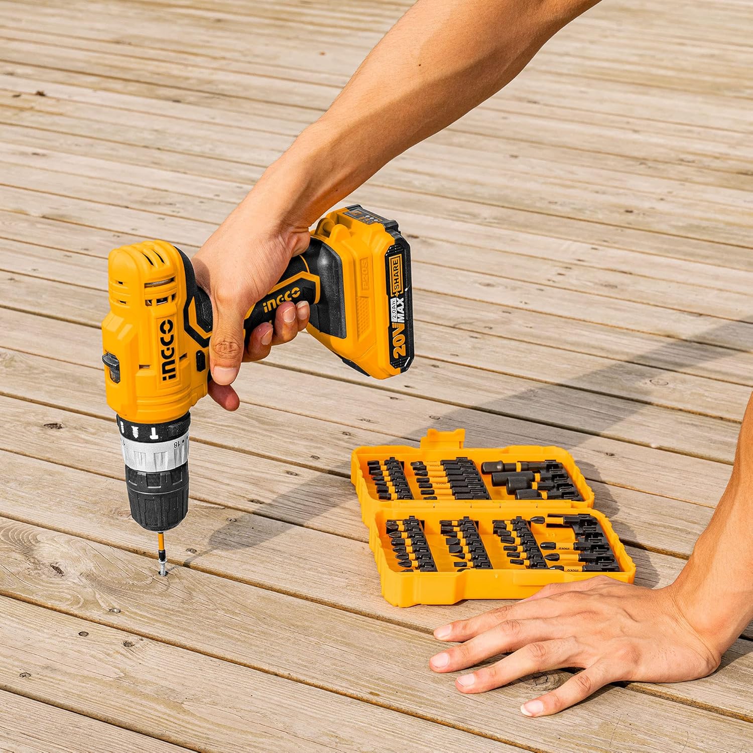 INGCO 50PCS Impact Screwdriver Bit Set AKDL25002 - - 