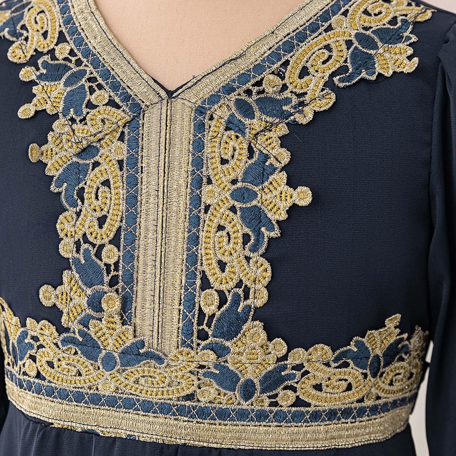 Generisch Robe Abaya élégante 2026 pour filles pour les occasions festives, par exemple pour baptême ou soirée