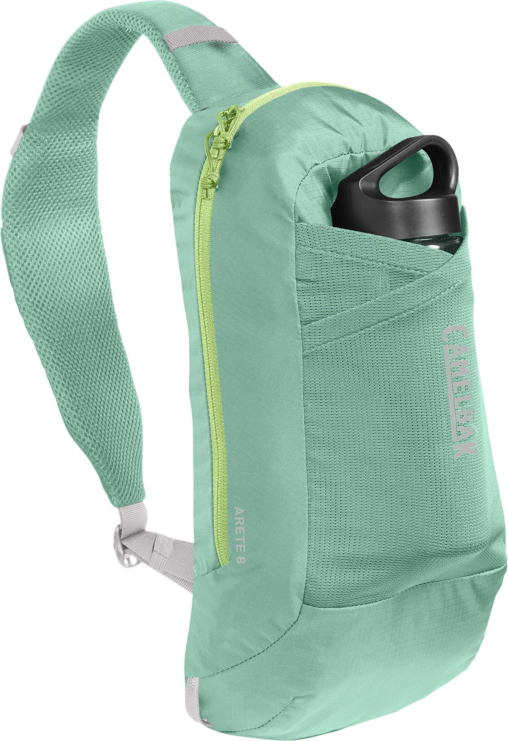 CamelBak Arete Sling 8 Pack with 20 oz Water Bottle - Perfect for Hiking, Exploring, and More