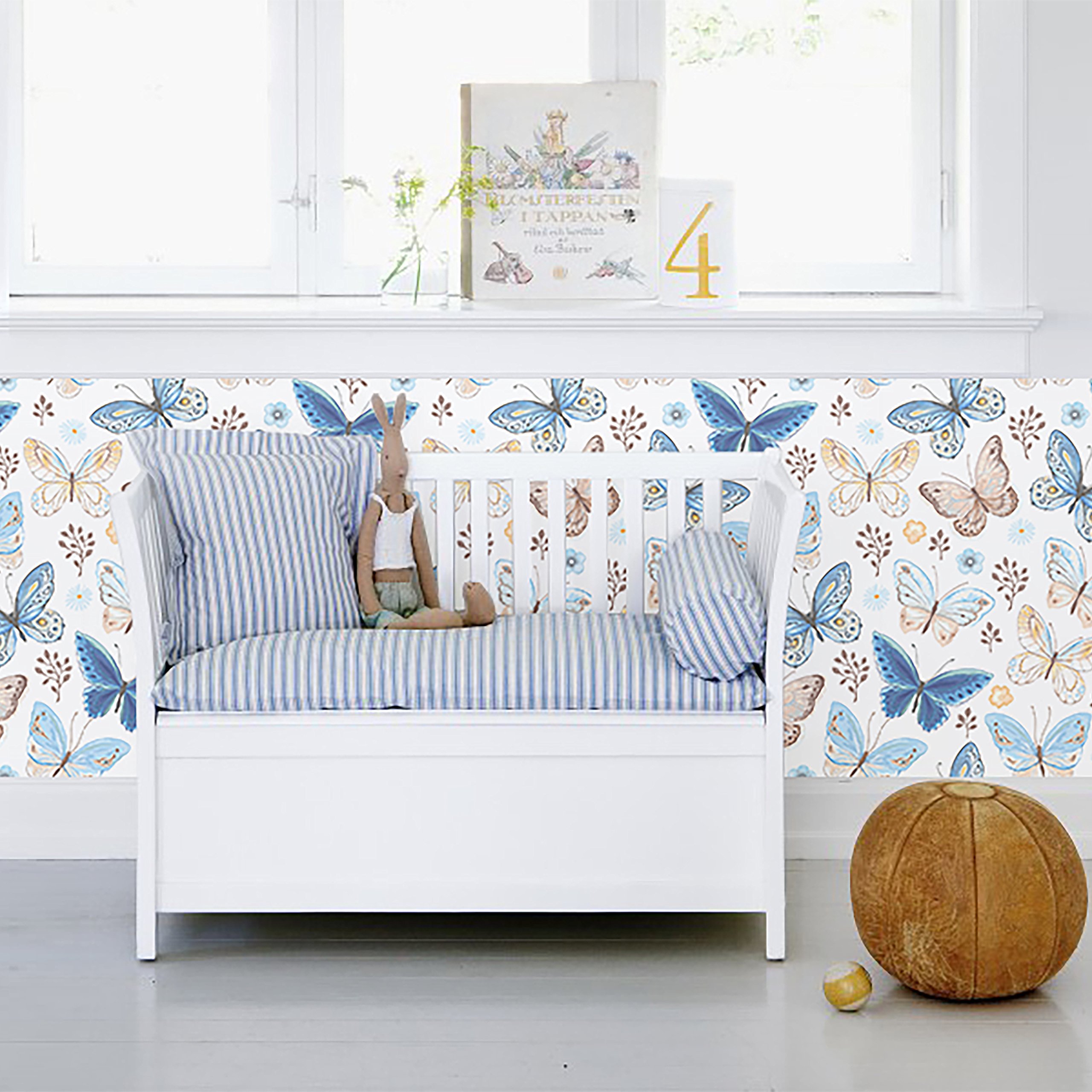 Walplus Farfalle Modello murale Adesivi da Parete, Vinile, Multicolore, 63.5 x 63.5 x 3 cm