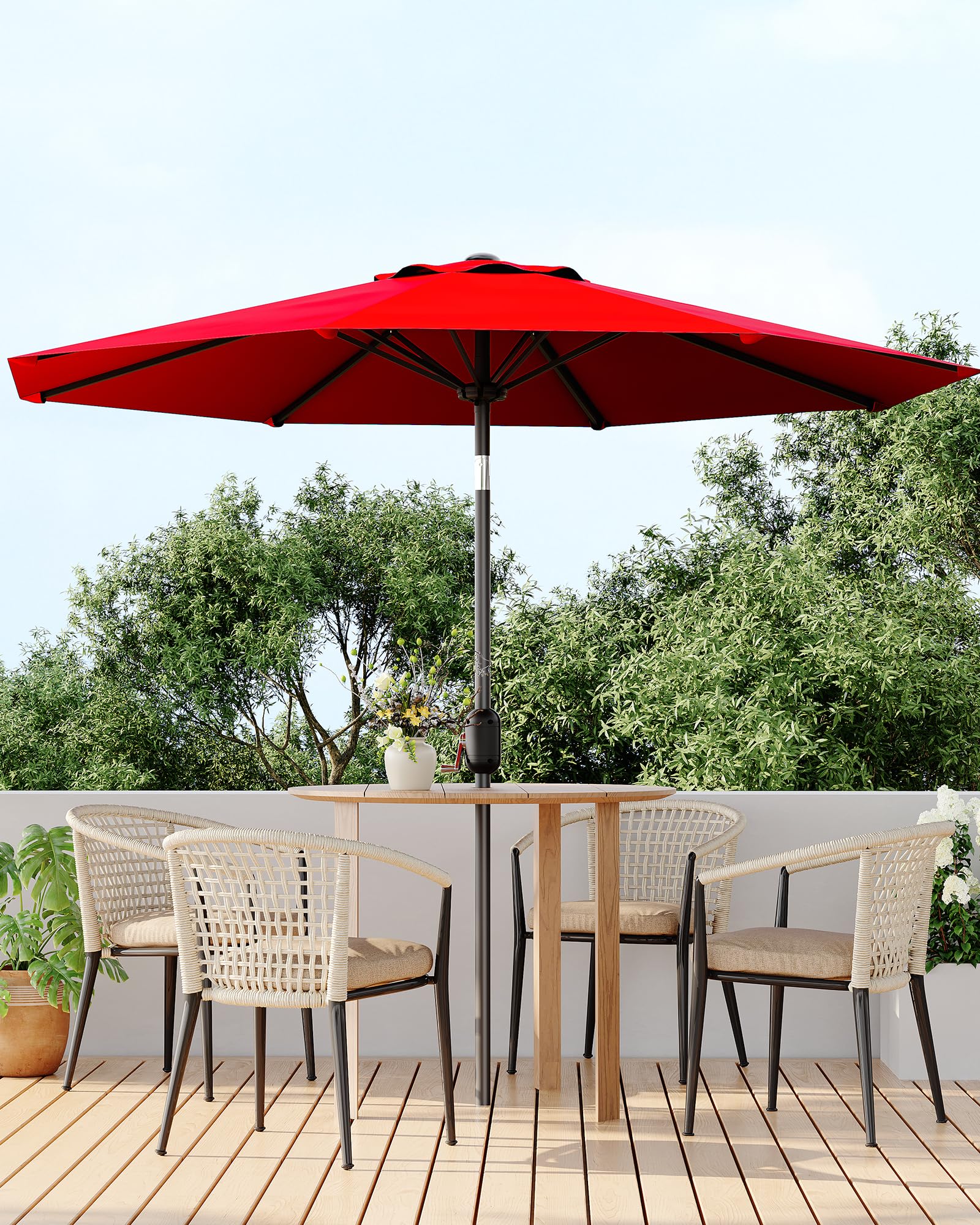 GarveeLife 9 ft Patio Umbrella
