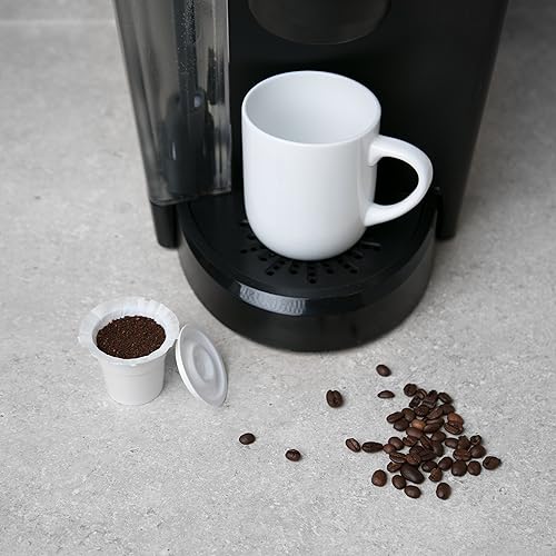 Miniatura 4 de Vasos desechables para usar en cafeteras Keurig® - Vasos simples - 25 tazas, tapas, filtros con soporte de fácil cierre - Usa tu propio café