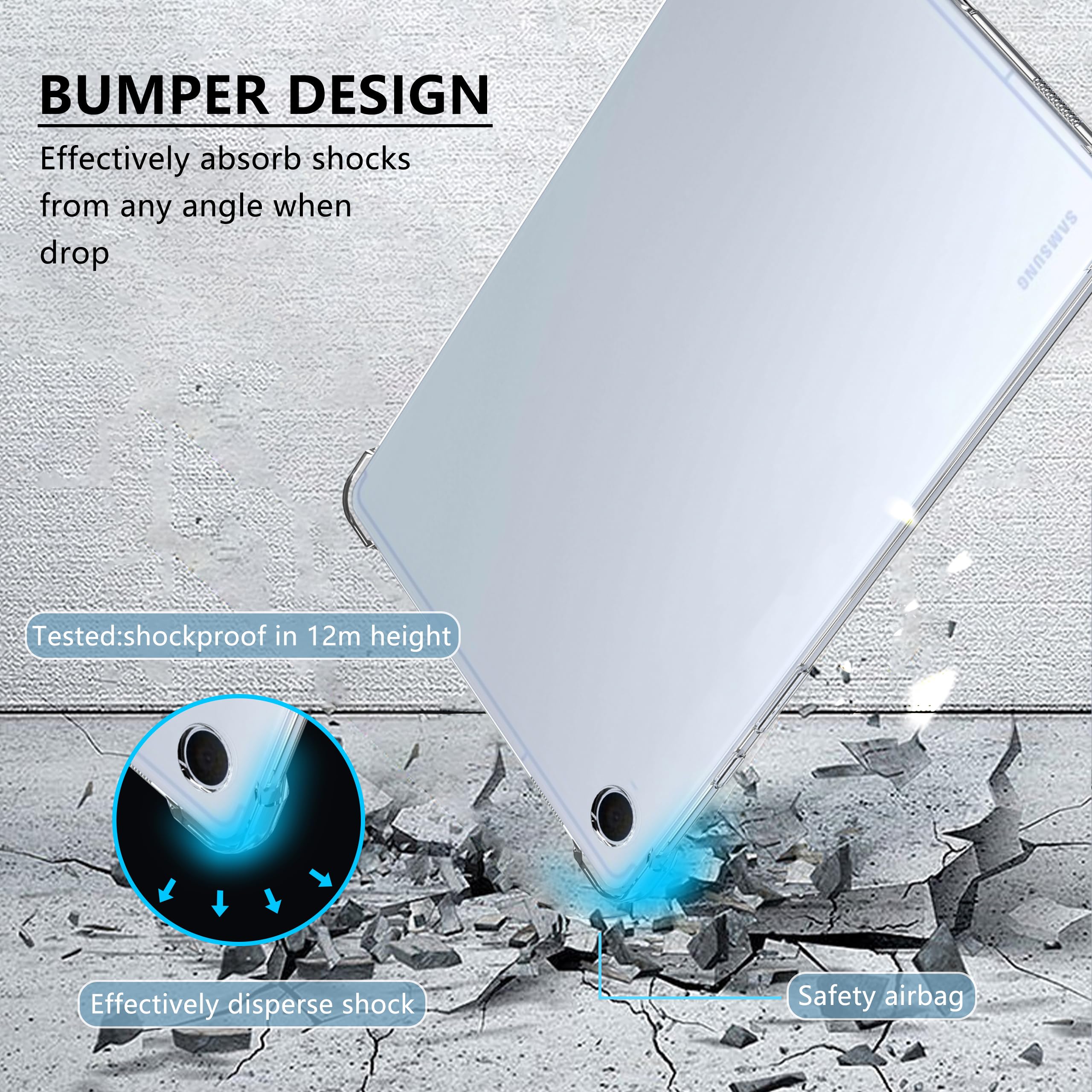 Amazon.co.jp: Anoowkoa TPU クリアケース Samsung Galaxy Tab A11