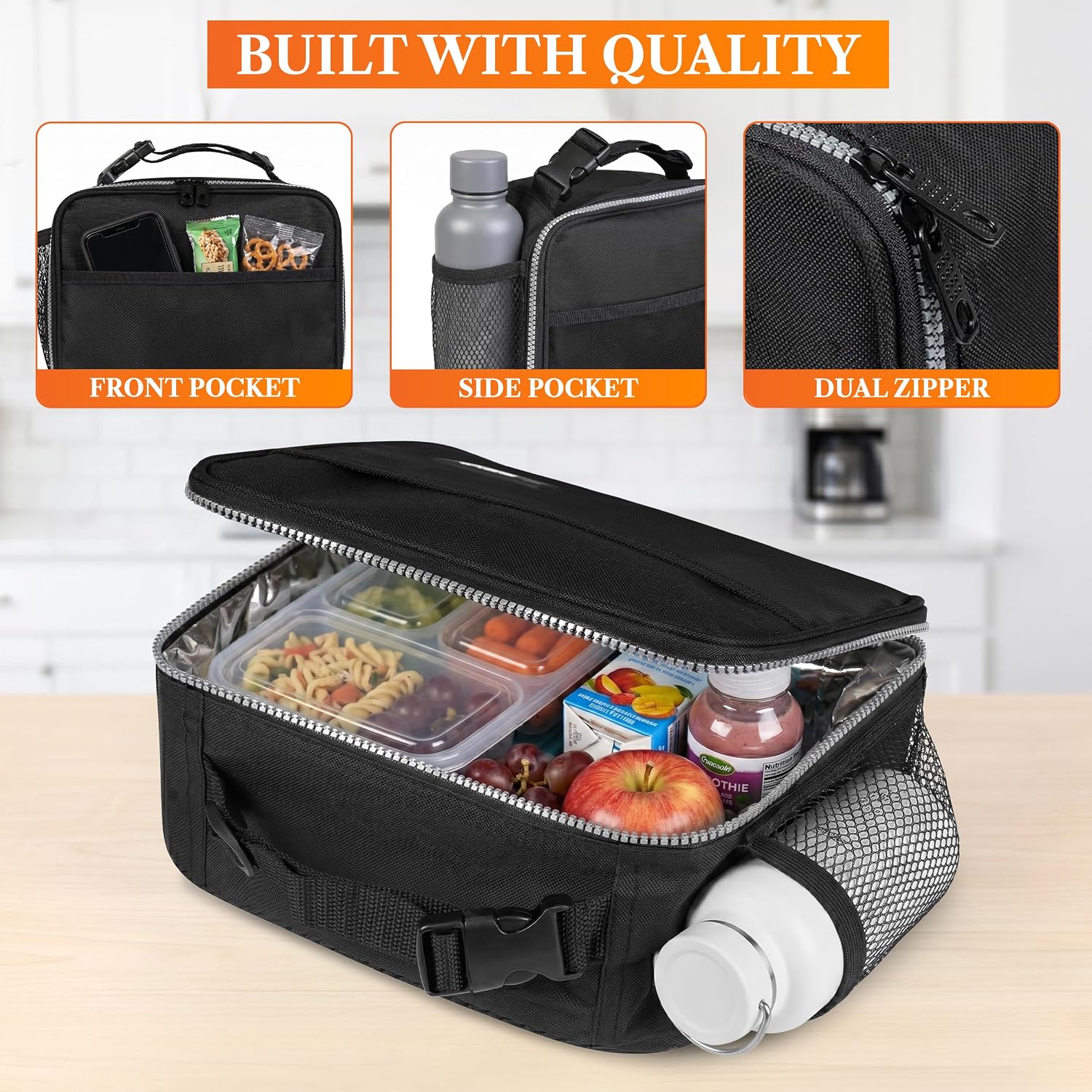 Opux Insulated Lunch Bag Kids Reusable