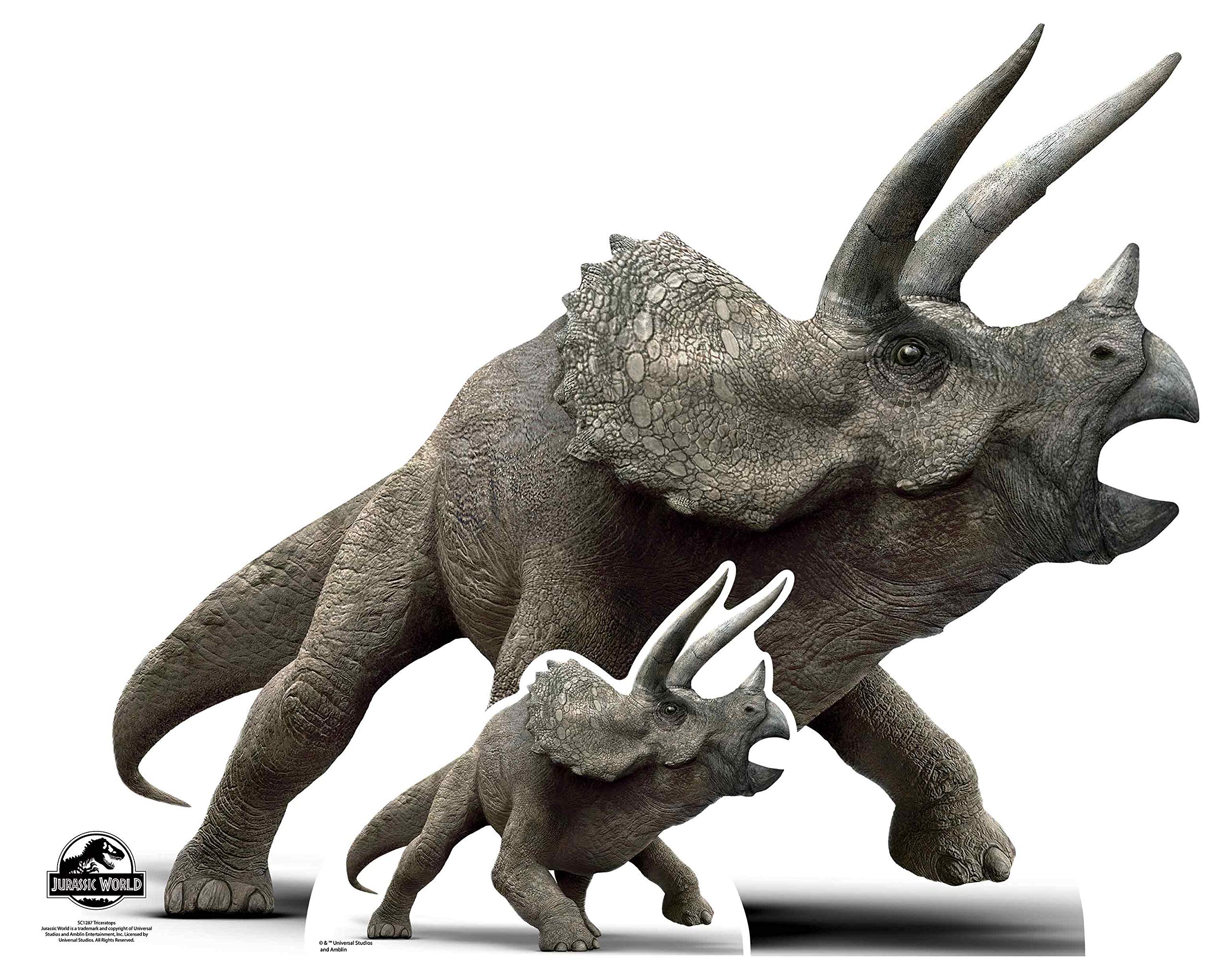 Star Cutouts SC1287 Triceratops Dinosaur Cardboard Cutout – Ideal for Jurassic Park Theme Parties, Birthdays, Fans & Events