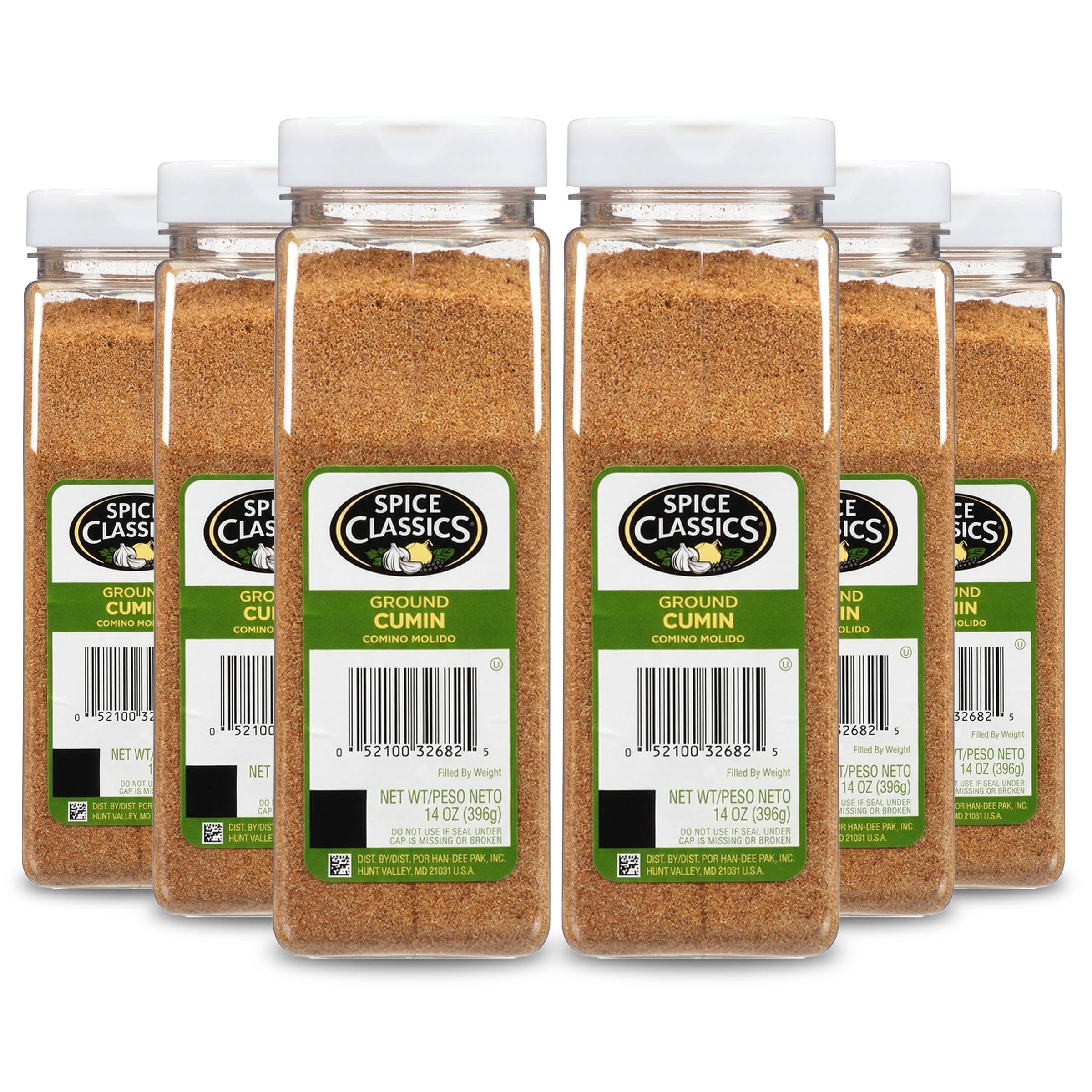 Ground Cumin by Spice Classics – 14 Ounce (Pack of 6)