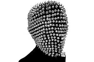 Spike Mask Studded Full Face Mask Cover Halloween Masquerade Kanye West Face...